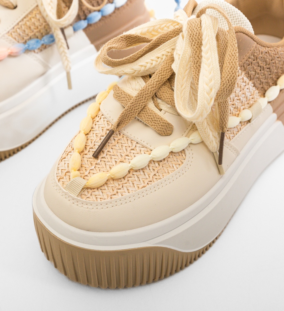 Pantofi Sport Dama Fabia Khaki - Confort și Stil - imagine 7