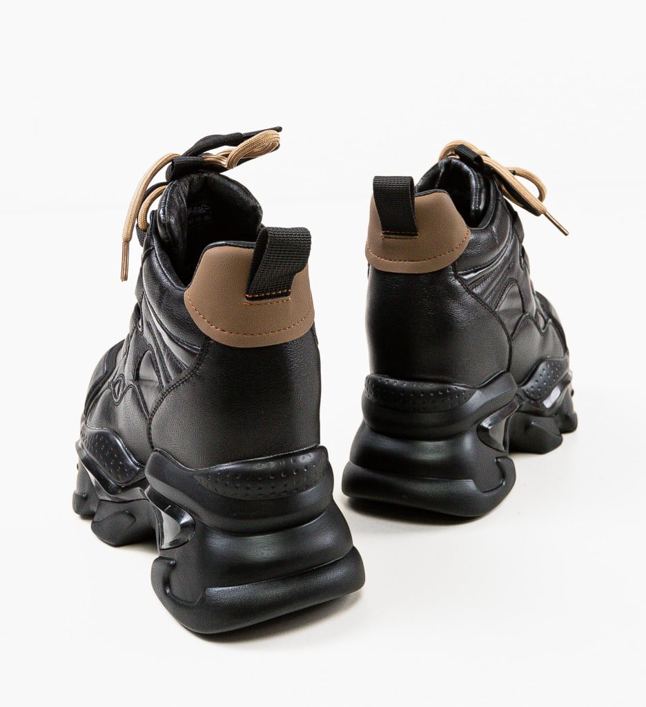 Ghete Dama Miso Negre | Eleganță și Confort - imagine 8