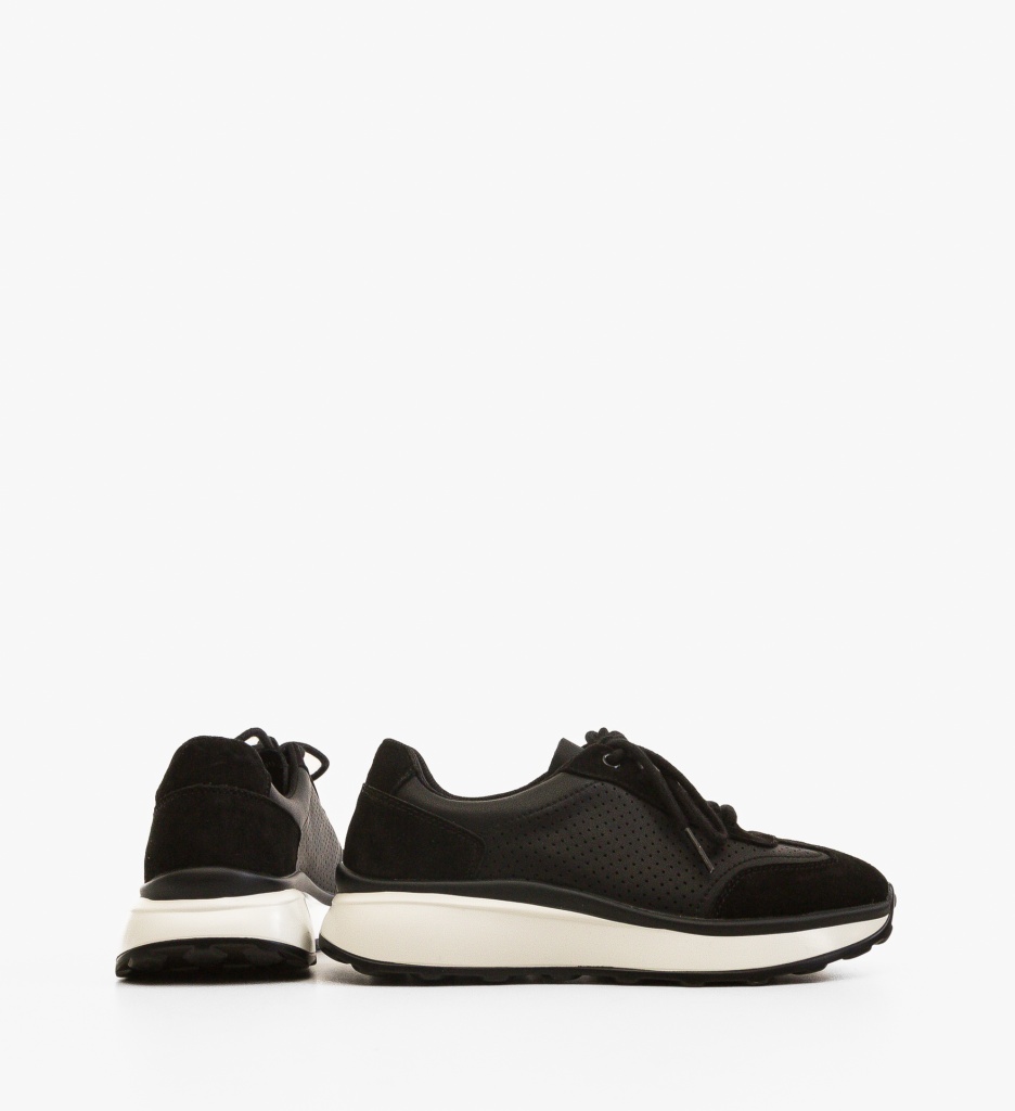 Sneakers Kyunef Negri Dama - Confort & Stil - imagine 2