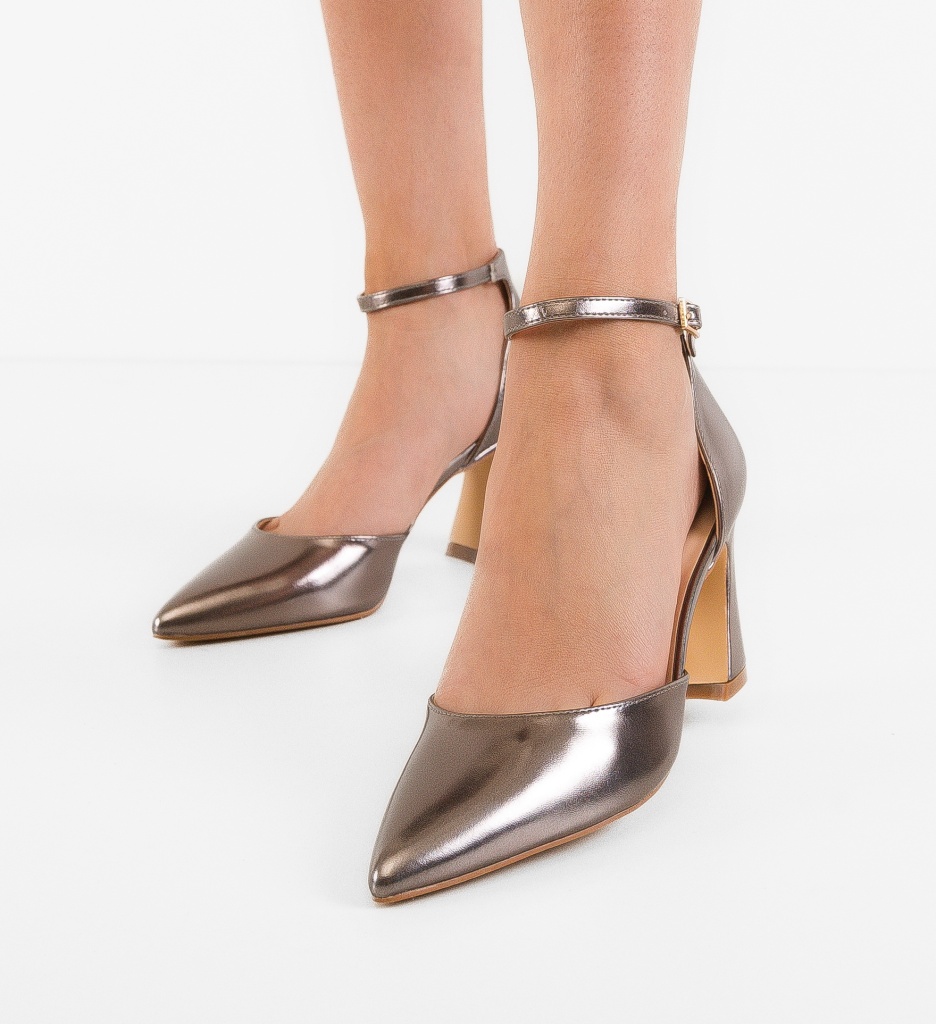 Pantofi Jeremy Gri | Eleganță la Preț Accesibil - imagine 3