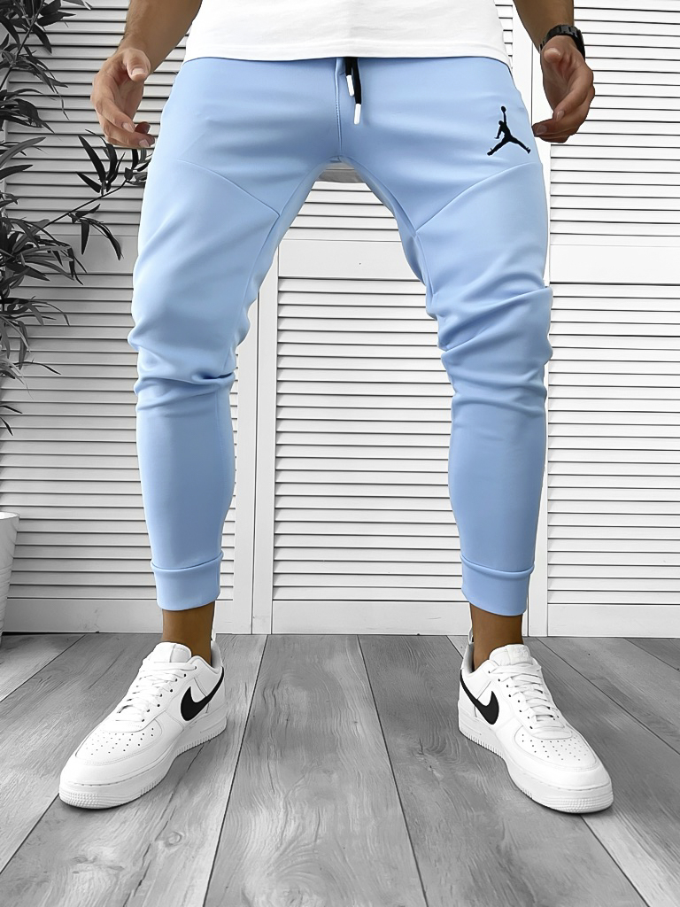 Pantaloni Trening Bleu Conici - Stil și Confort