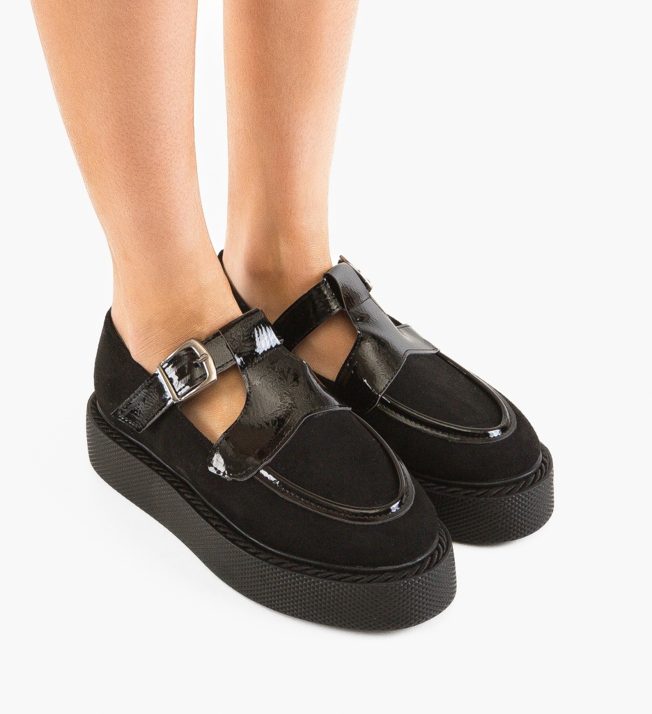 Pantofi Casual Teylar Negri - Confort și Stil - imagine 3