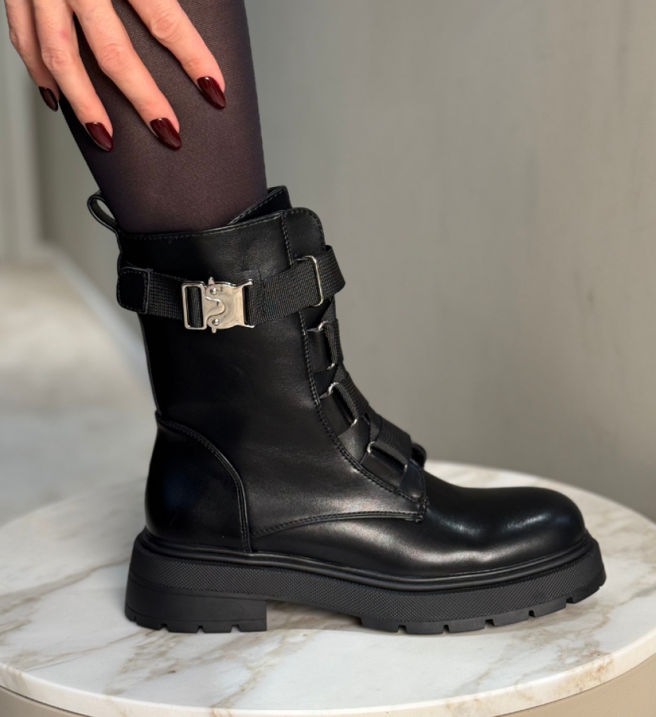Ghete Boyer Negre Depurtat | Stil & Confort - imagine 3