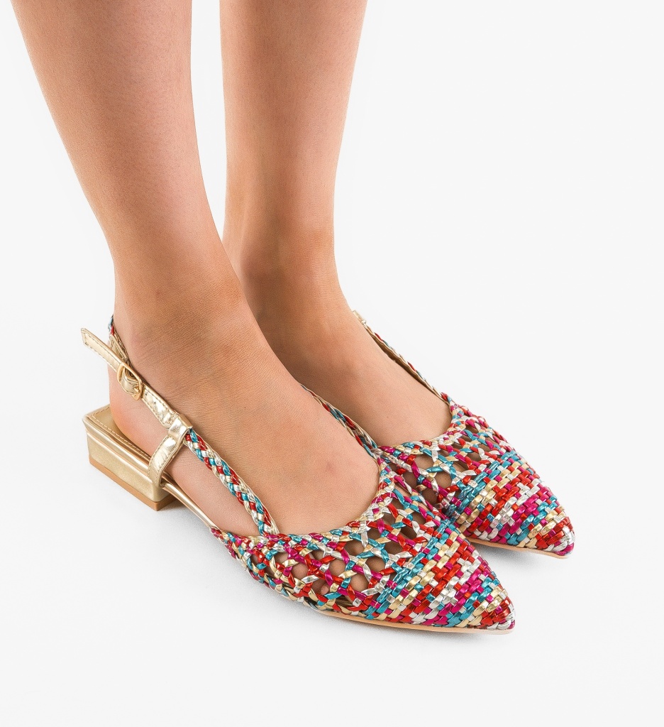 Sandale Dama Haley Multi cu Toc Elegante