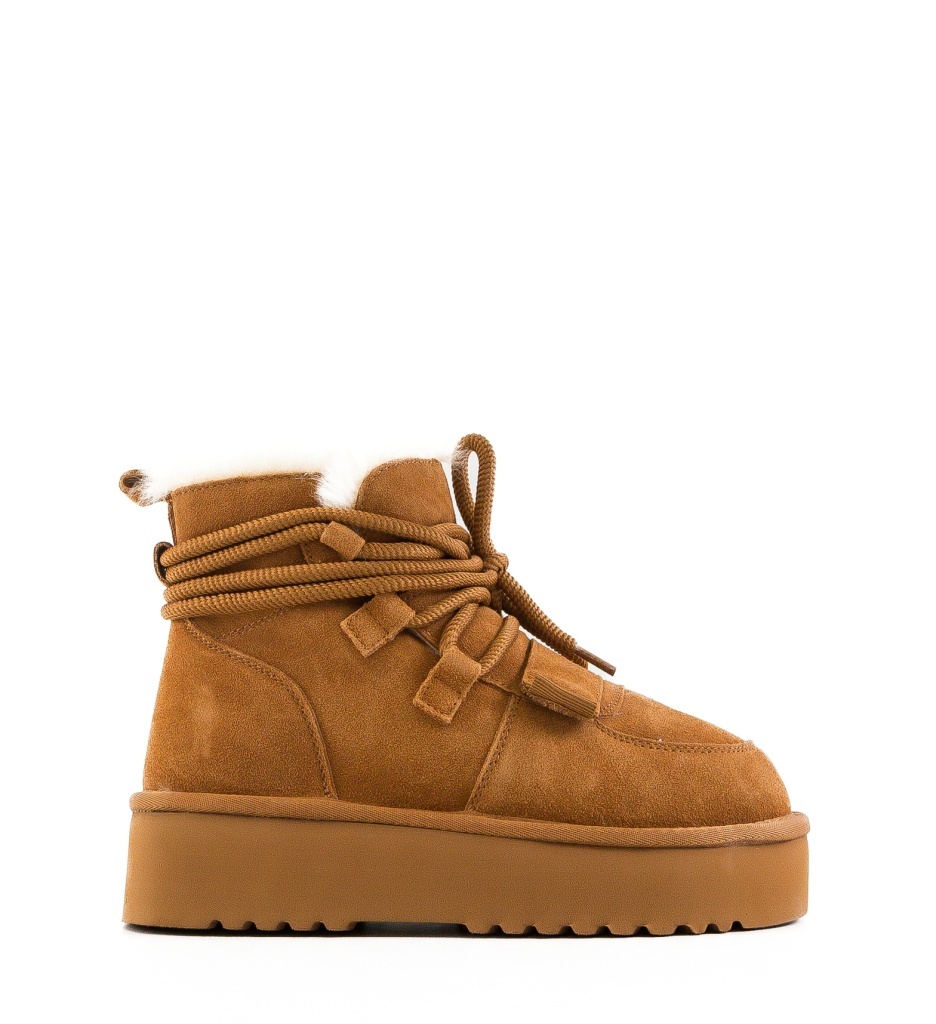 Ghete Dama Joran Camel - Eleganță și Confort - imagine 6