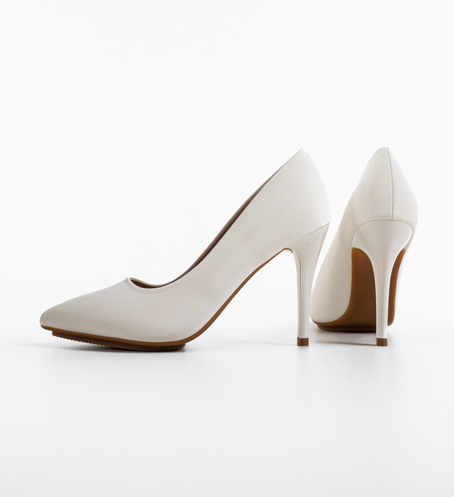 Pantofi cu Toc Lepye Albi | Eleganță Asigurată - imagine 6