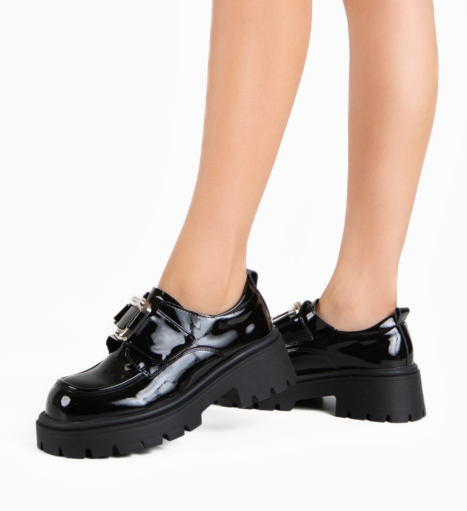 Pantofi Hello Negri - Confort Zilnic - imagine 3
