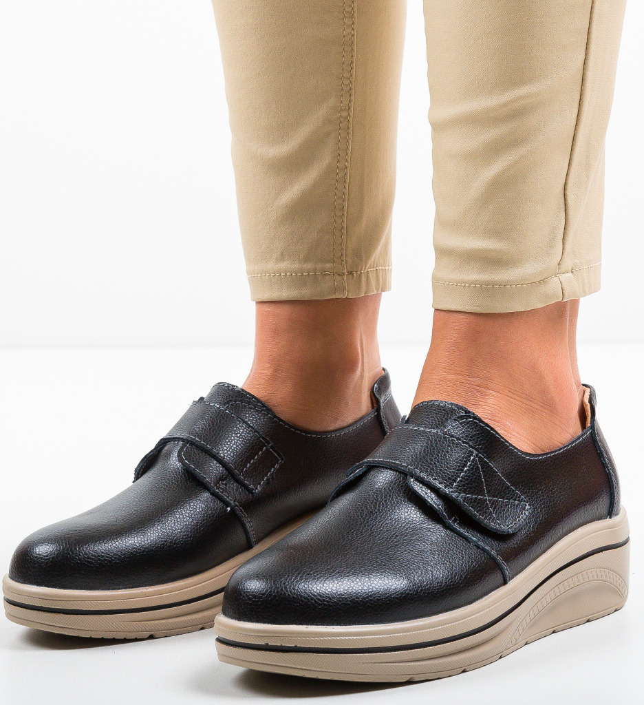 Pantofi Casual Onionte Negri | Versatilitate Zilnică - imagine 2