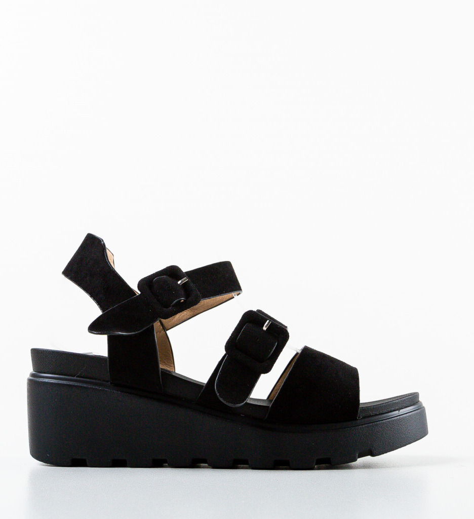 Sandale Dama Negre Lumia - Eleganță și Stil - imagine 4