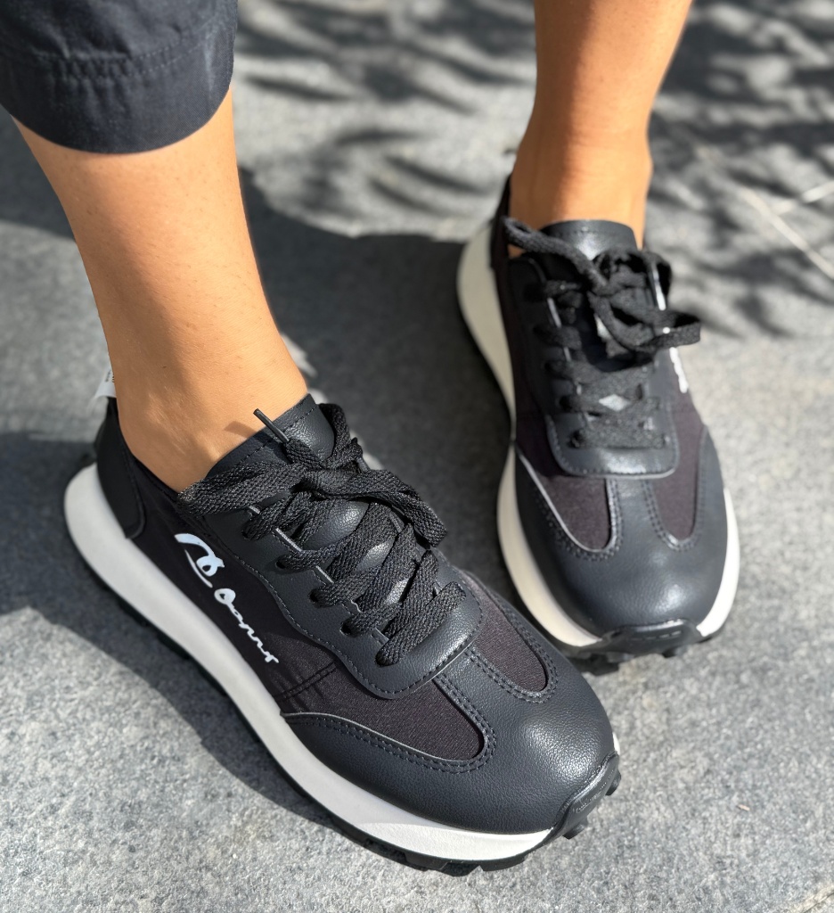 Sneakers Dama Galant Negri | Confort și Stil
