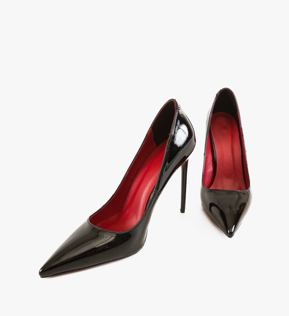 Pantofi Dama Negri Eleganți cu Toc Butyn - imagine 7