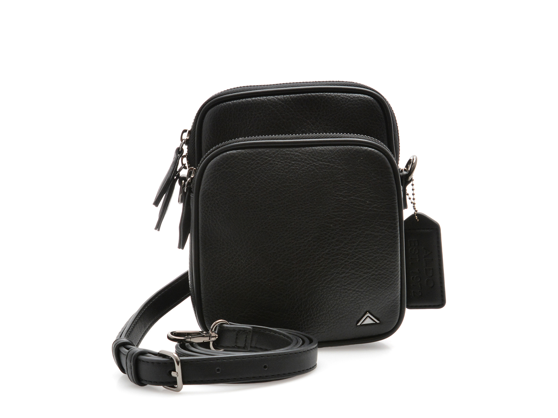 Borseta ALDO THOMPSO Neagră din Piele Ecologică