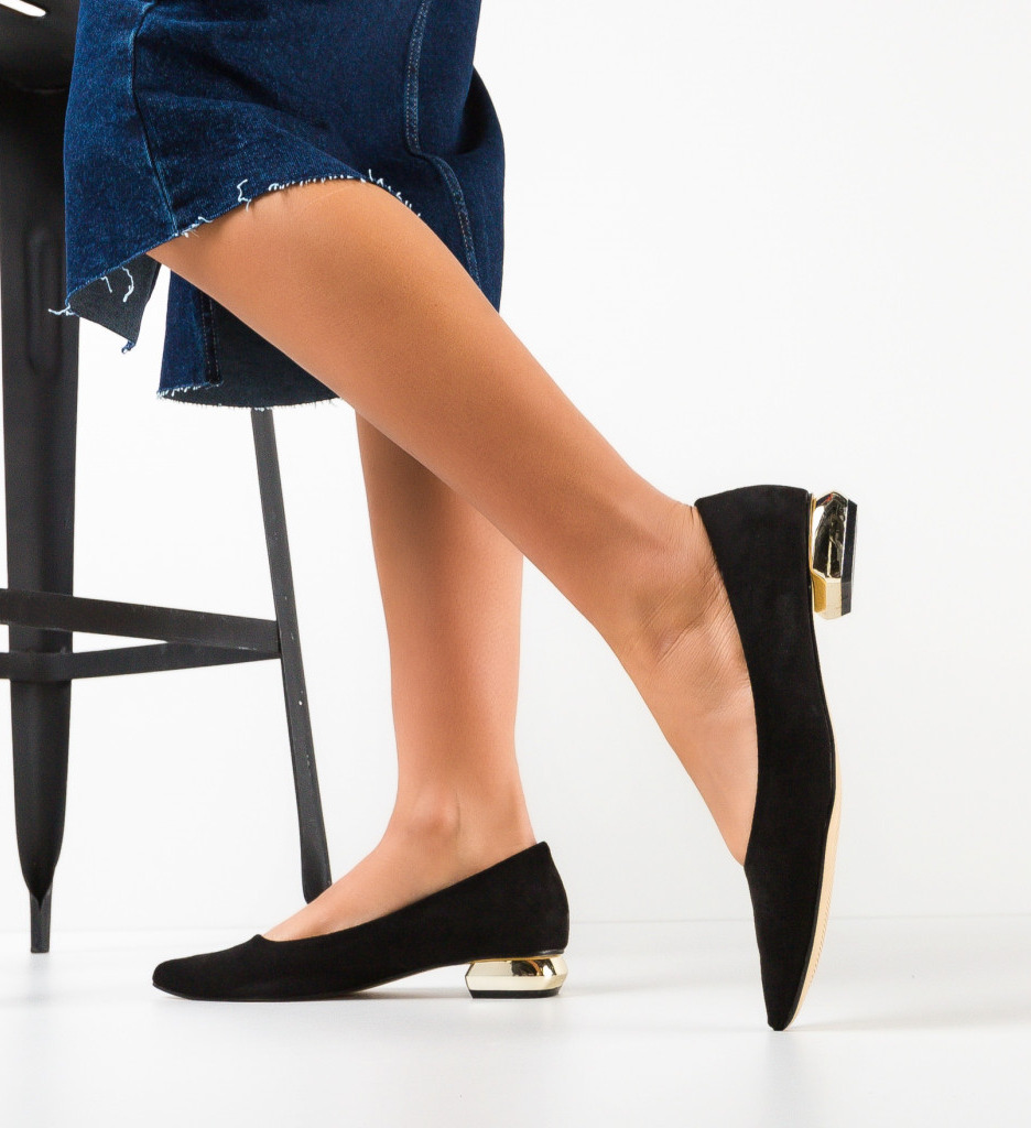 Pantofi Yasemin Negri | Eleganță și Stil - imagine 3
