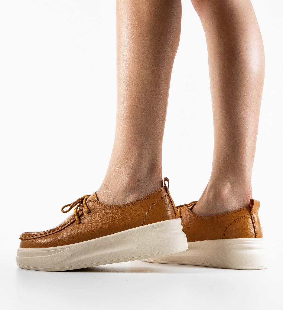 Pantofi Casual Jange Galbeni - Confort și Stil - imagine 2