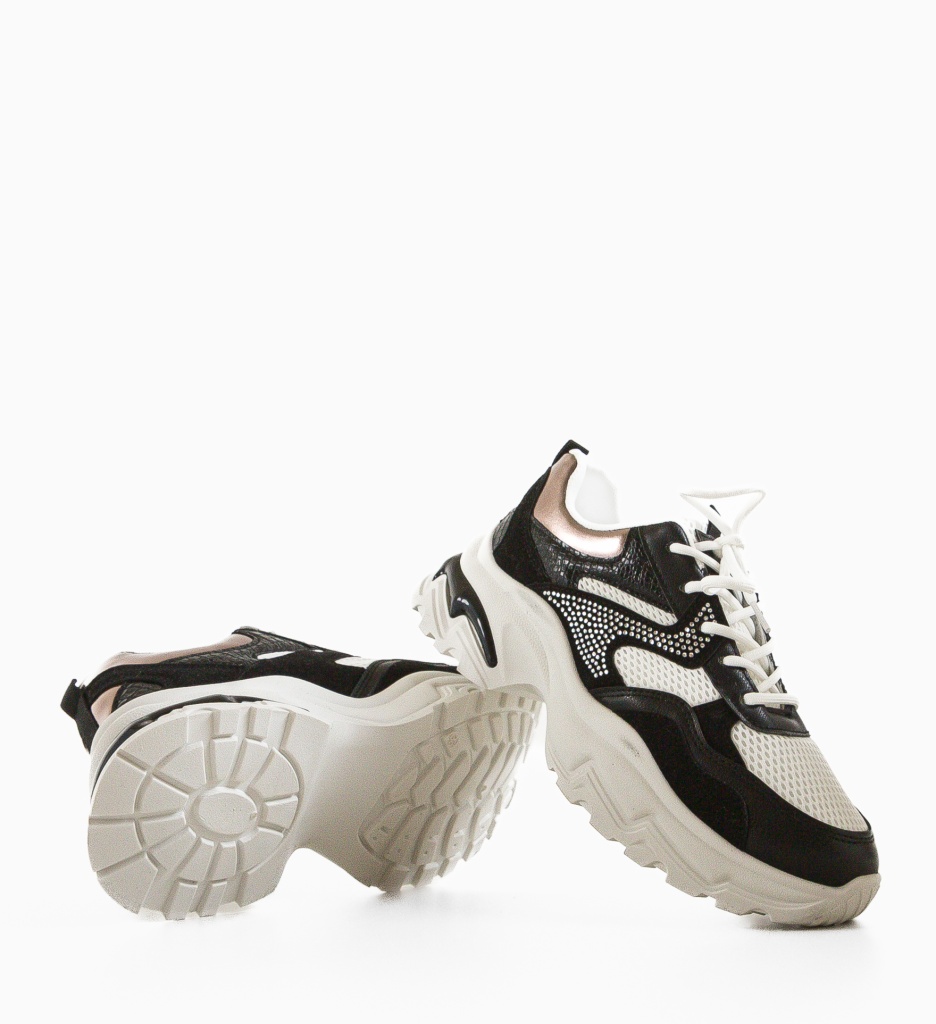 Sneakers Dama Leonarda Negri - Confort și Stil - imagine 7
