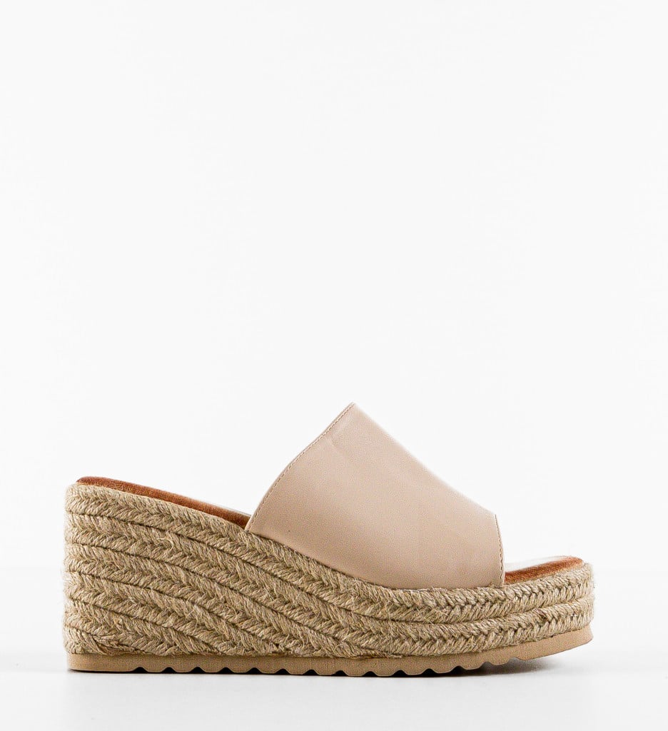 Saboti Dama Fuku Bej - Confort si Eleganta - imagine 5