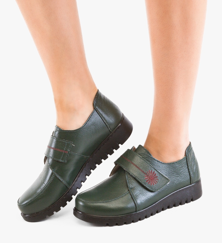Pantofi Casual Marye Verzi - Stil și Confort
