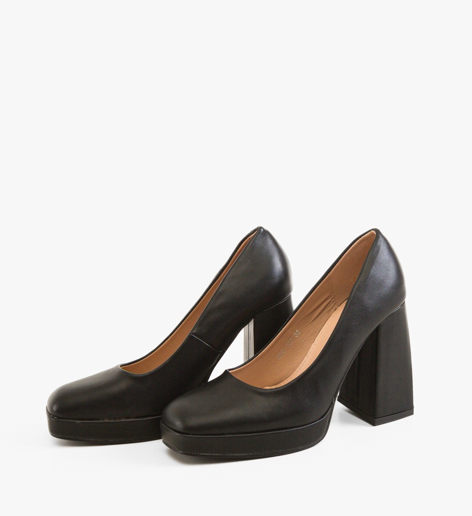 Pantofi Davis Negri - Eleganță și Confort - imagine 5