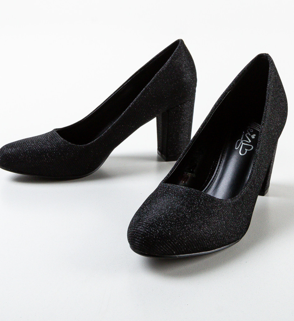 Pantofi Ursen Negri | Eleganță și Stil - imagine 5