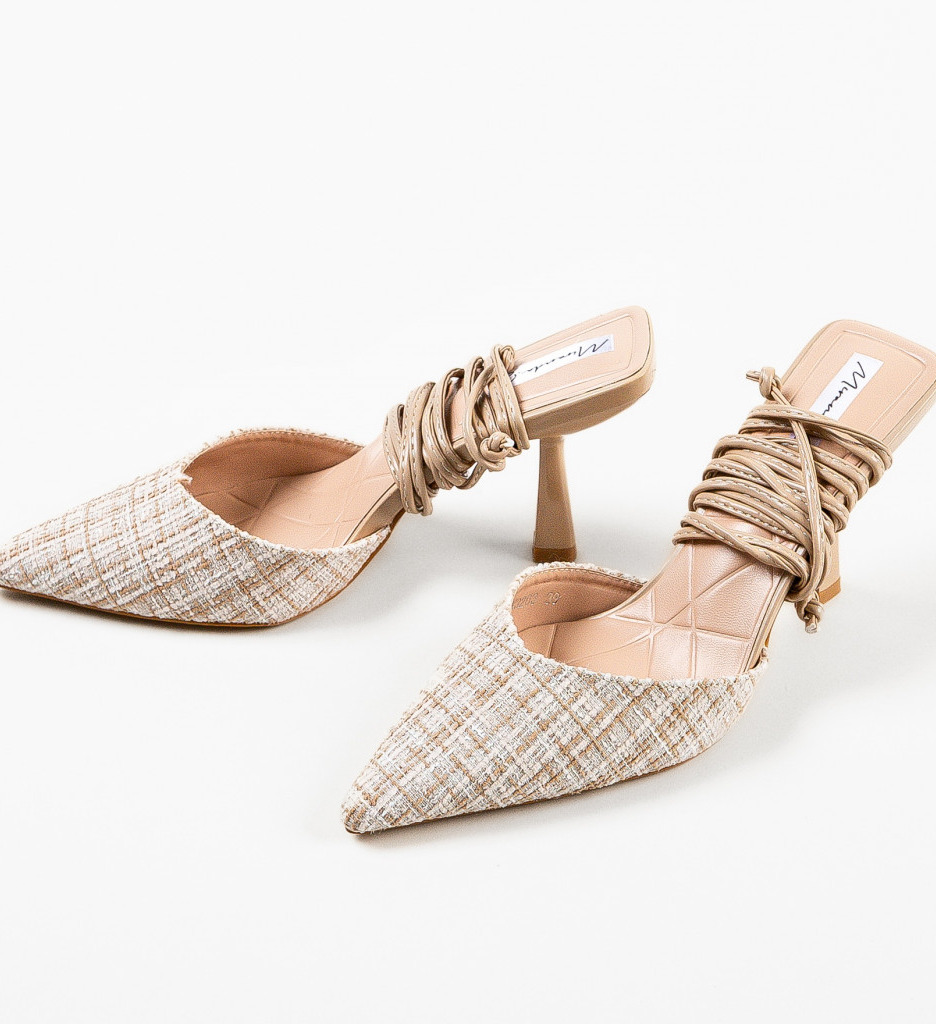 Pantofi cu Toc Steele Bej | Stil și Eleganță - imagine 8