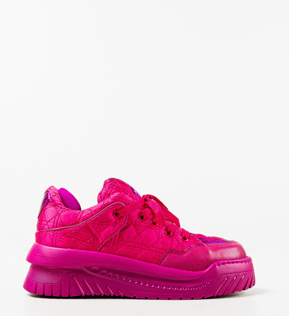 Sneakers Dama Gaston Fuchsia - Confort și Stil - imagine 2