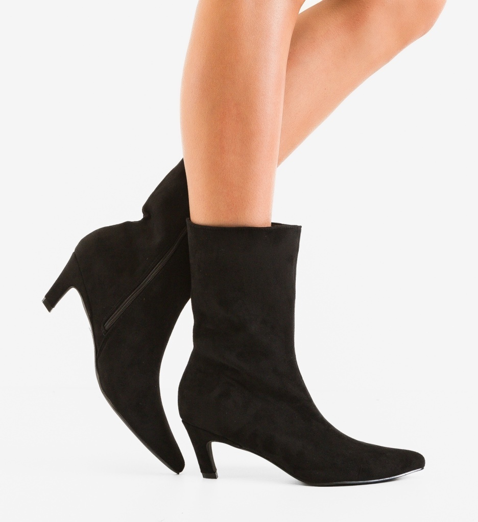 Botine Dama Jorana Negre | Eleganță și Confort