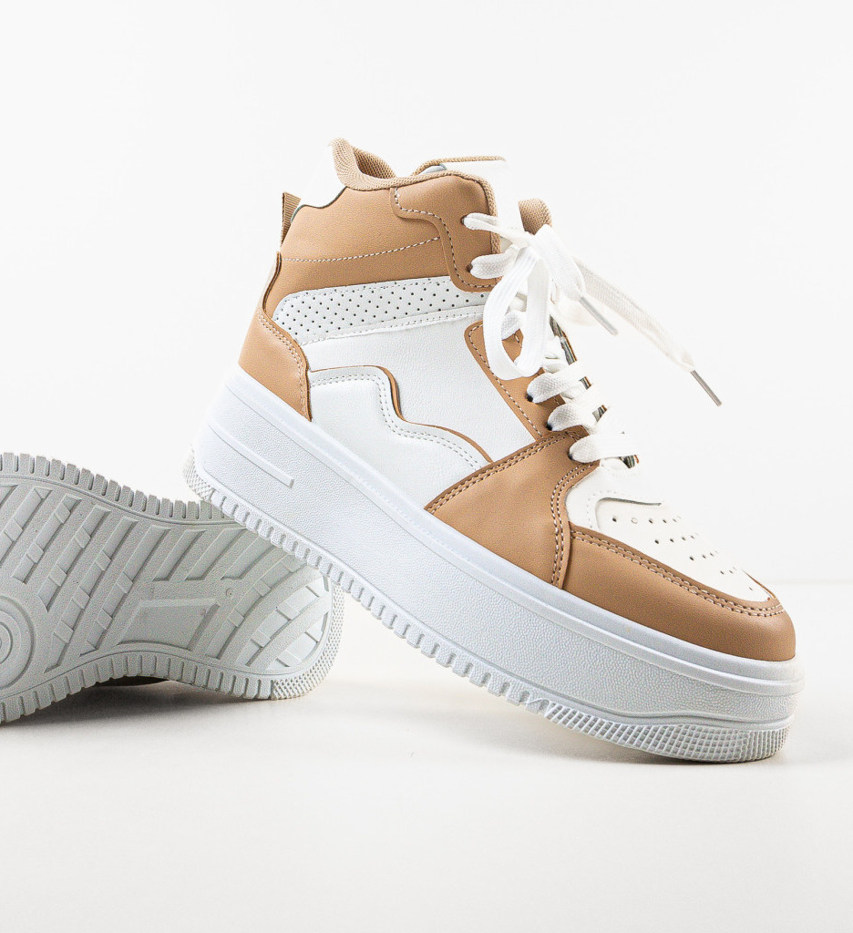 Sneakers Dama Alfred Bej - Confort și Stil - imagine 5