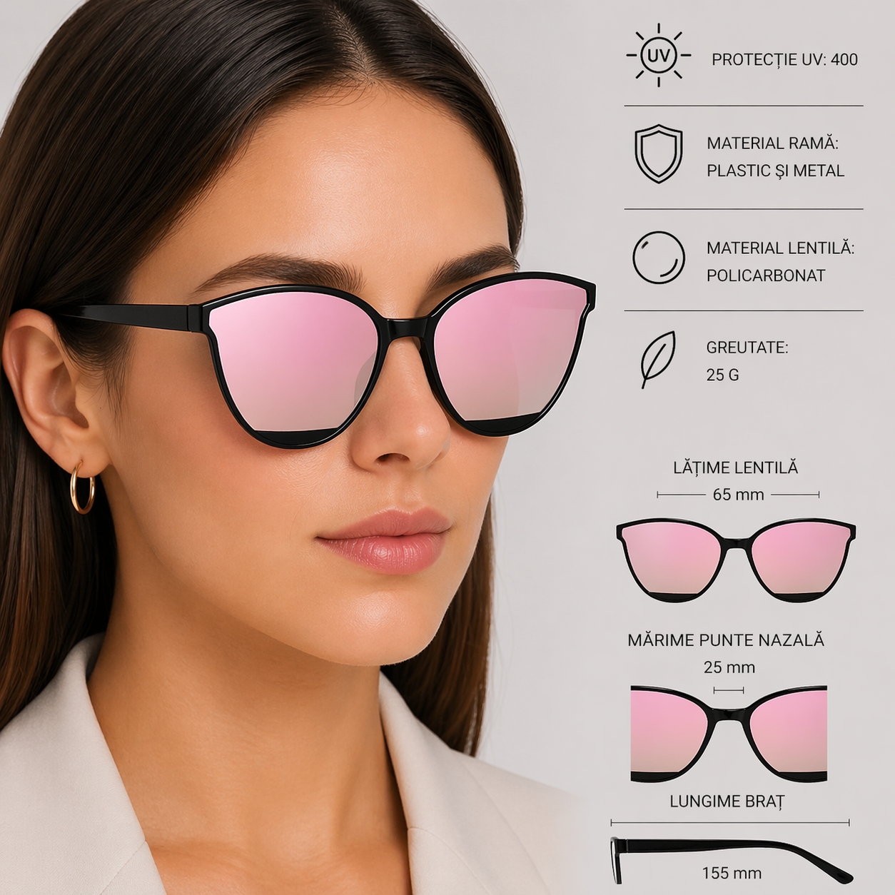 Ochelari Soare Picadili SG170 Protecție UV - imagine 4