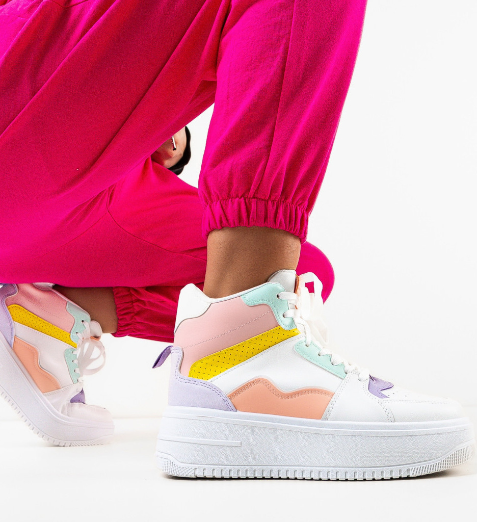 Sneakers Dama Alfred Roz - Confort și Stil