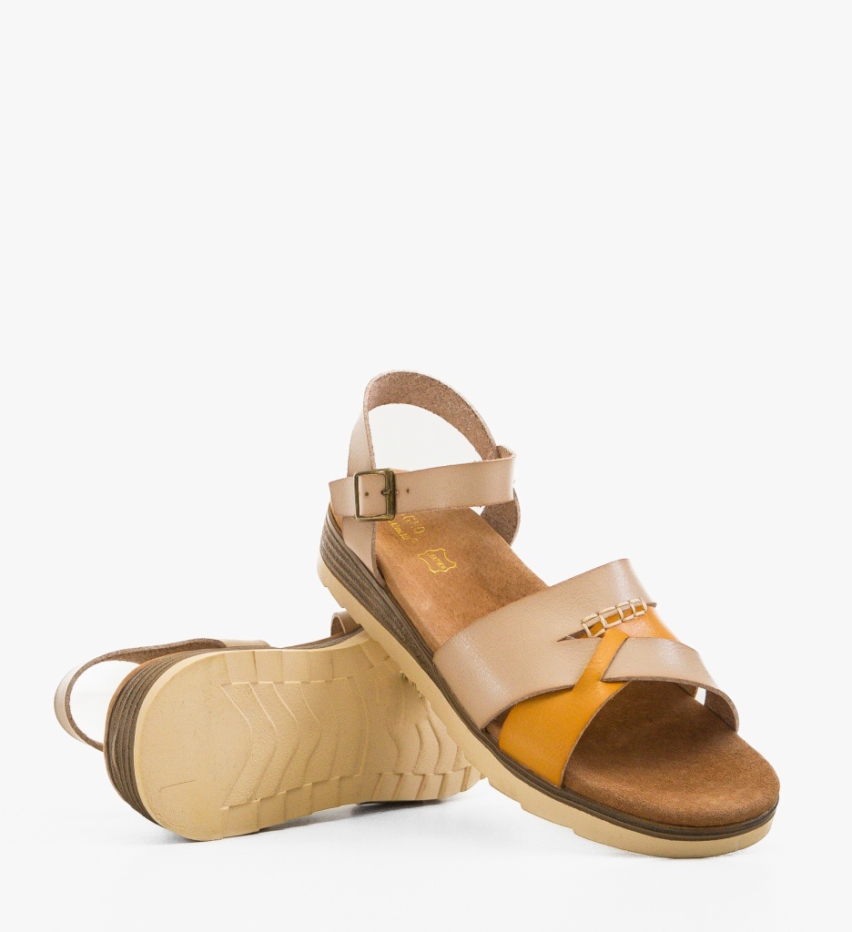 Sandale Dama Lelik Bej Elegante și Confortabile - imagine 4