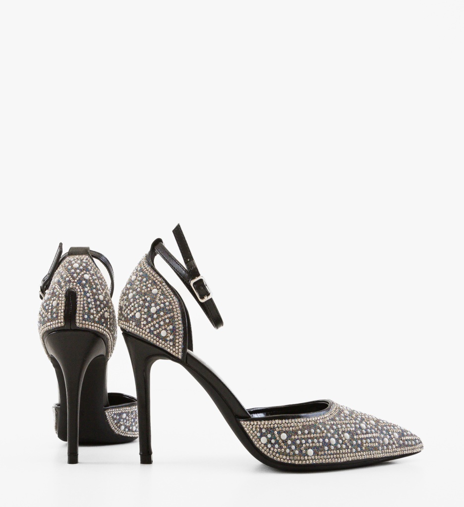 Pantofi cu toc Regal Negri - Eleganță și Stil - imagine 4
