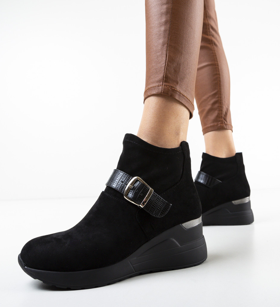 Ghete Cisneros Negre | Eleganță și Stil - imagine 3