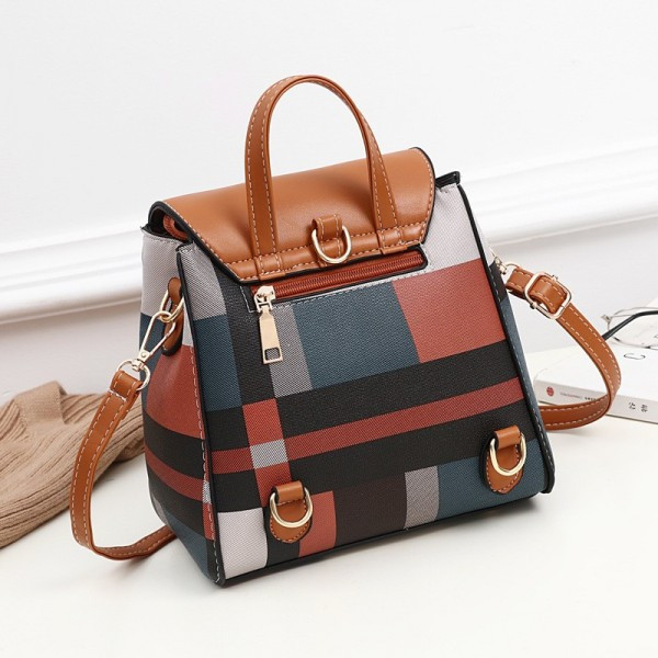 Geanta dama Pfy Dalia GT571 multicolor, transformabila in rucsac - imagine 5