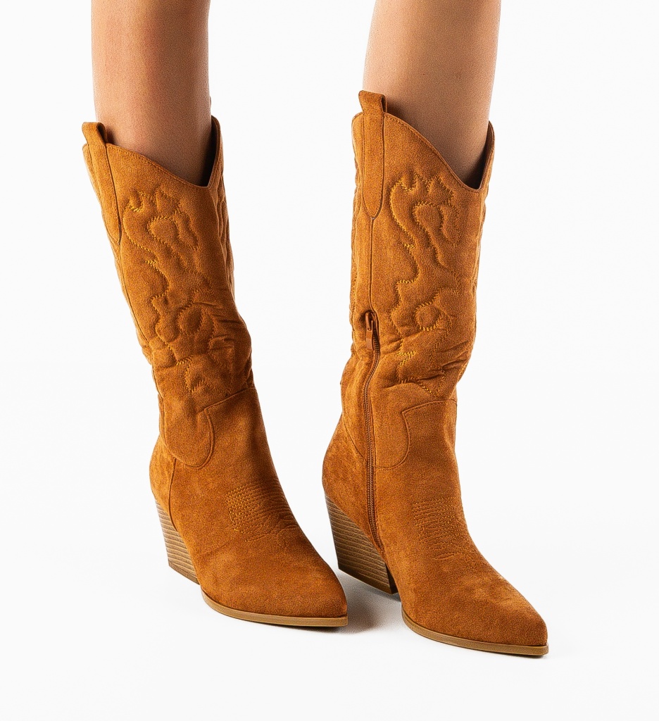 Cizme Dama Nevada Camel - Eleganță și Confort