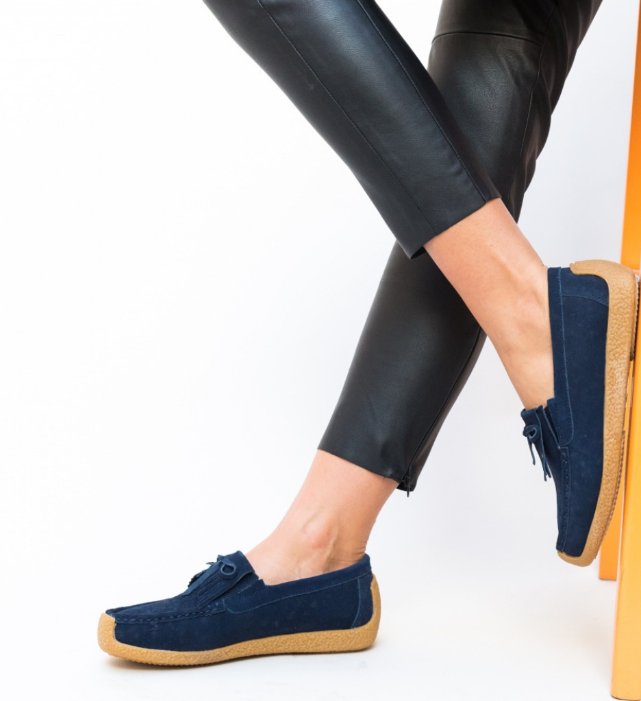 Pantofi Casual Termeio Bleu - Confort și Stil