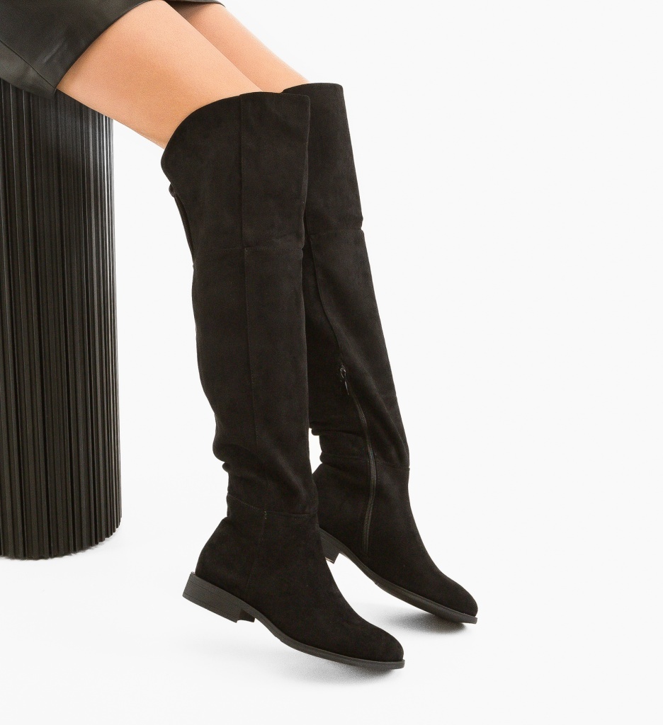 Cizme Sumaya Negre Elegante | Design Modern - imagine 6