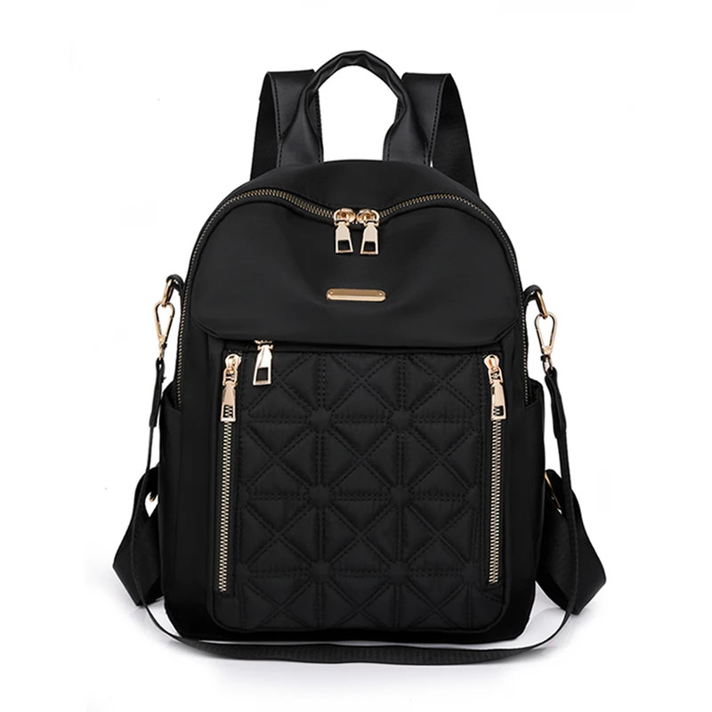 Rucsac de dama Delis Cybele GT2622, Negru, impermeabil