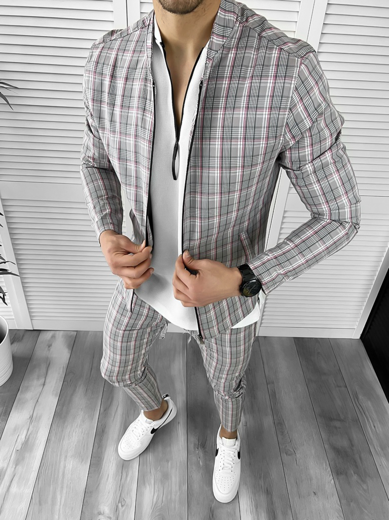 Trening Barbati Slim Fit din Bumbac 100%