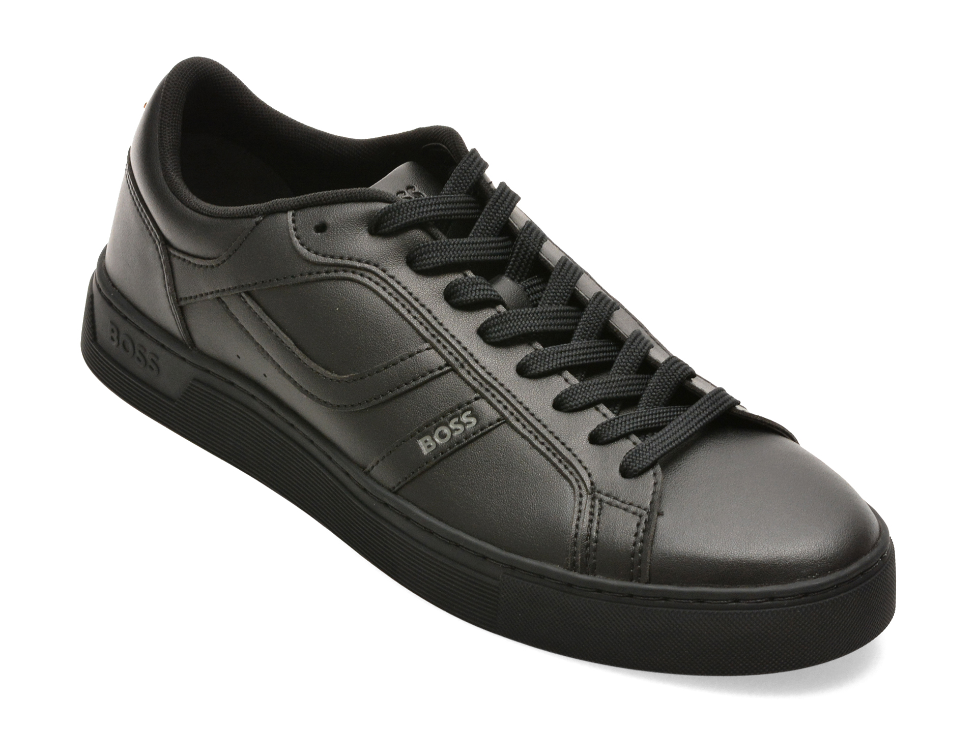 Pantofi Sport Boss Negri Piele Ecologică