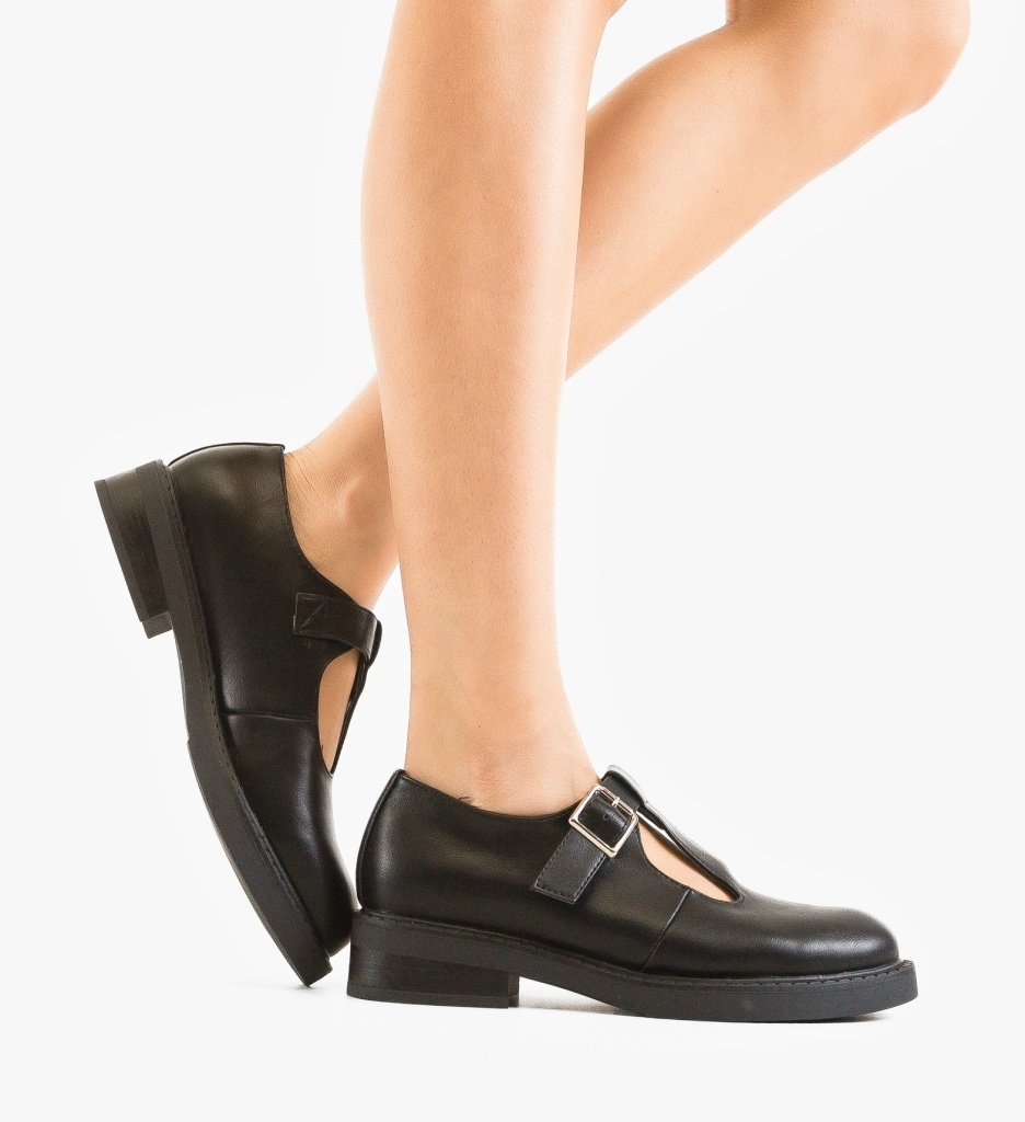 Pantofi Casual Moody Negri | Confort și Stil - imagine 6