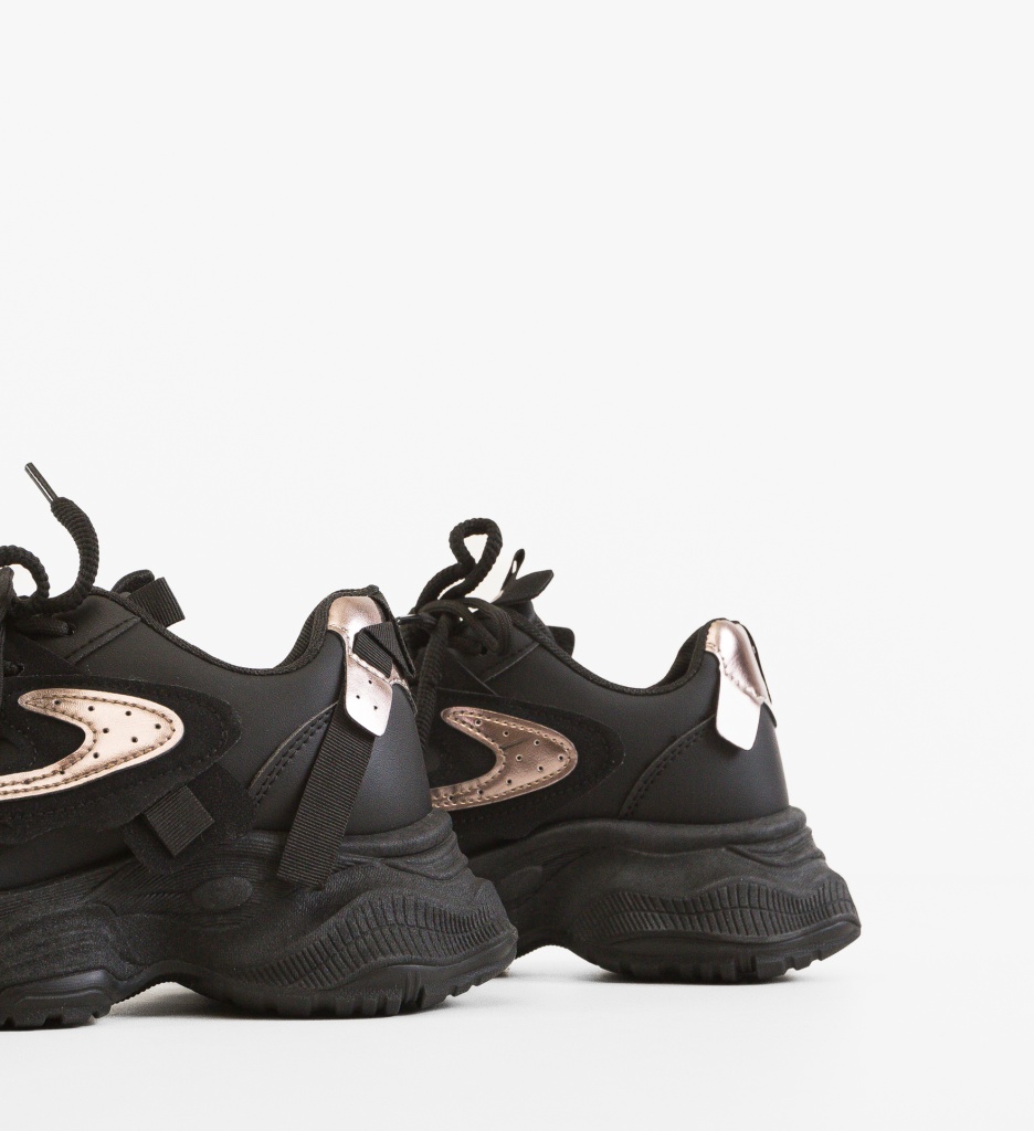 Sneakers Dama Lillian Negre | Confort și Stil - imagine 7