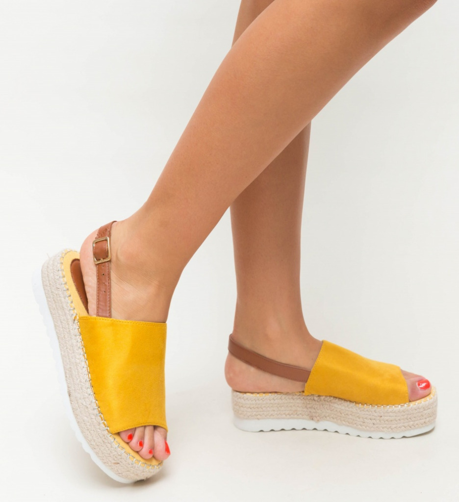 Platforme Sedy Galbene - Stil și Confort