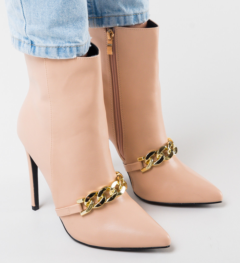 Botine Mischa Bej | Confort și Eleganță - imagine 2