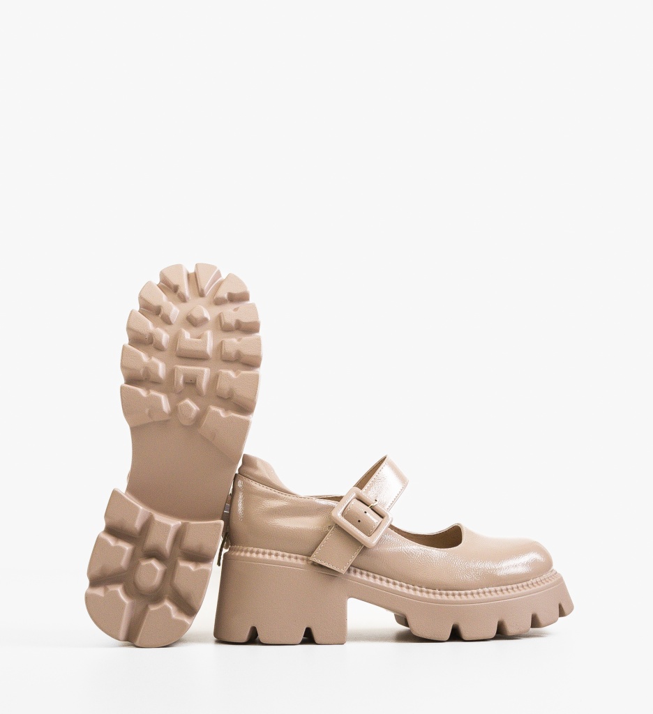 Pantofi Casual Dama Nude - Confort și Stil - imagine 4