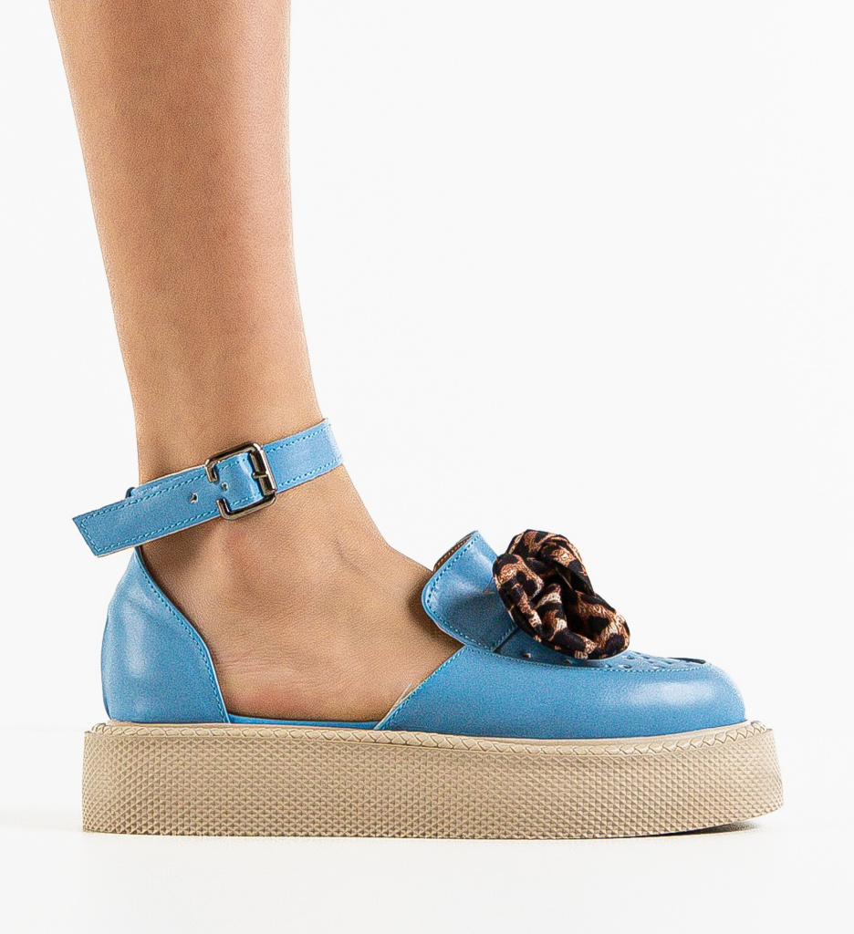 Rogar Pantofi Casual Albastri - Confort Maxim - imagine 4