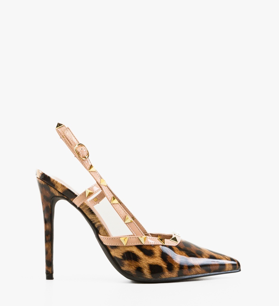 Pantofi Stiletto Tynno Print - Eleganță și Stil - imagine 6