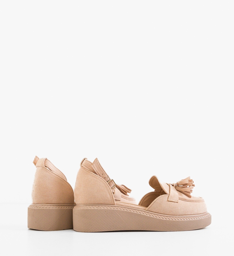 Pantofi Casual Dama Hagge Bej | Stil si Confort - imagine 2
