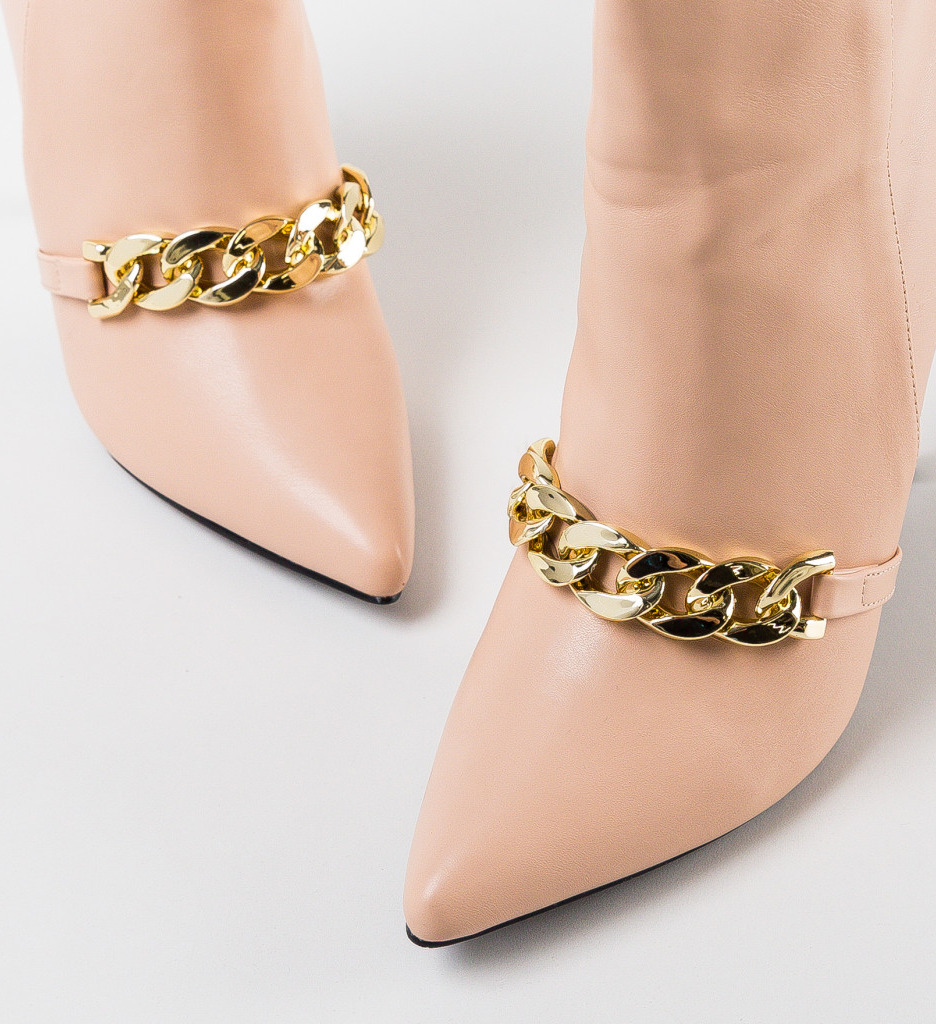 Botine Mischa Bej | Confort și Eleganță - imagine 5