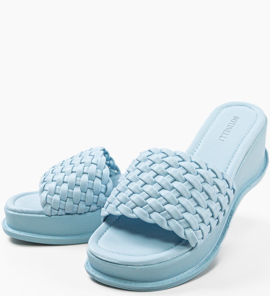 Platforme Dama Albastre Salma | Stil & Confort - imagine 6