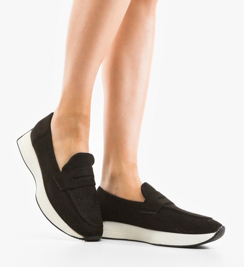 Pantofi Casual Dama Roxy Negri - imagine 2